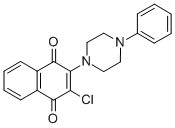 2-CHLORO-3-(4-PHENYLPIPERAZINO)NAPHTHOQUINONE CAS#: 135127-46-7