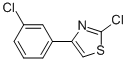 2-CHLORO-4-(3-CHLOROPHENYL)THIAZOLE CAS#: 42444-98-4
