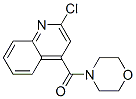2-CHLORO-4-(MORPHOLIN-4-YLCARBONYL)QUINOLINE CAS#: 135323-95-4