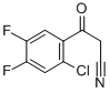 2-CHLORO-4,5-DIFLUOROBENZOYLACETONITRILE CAS#: 139218-69-2