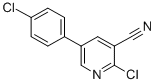 2-CHLORO-5-(4-CHLOROPHENYL)NICOTINONITRILE CAS#: 35982-99-1