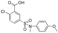 2-CHLORO-5-[(4-METHOXY-PHENYL)-METHYL-SULFAMOYL]-BENZOIC ACID CAS#: 380432-25-7