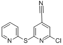 2-CHLORO-6-(2-PYRIDYLTHIO)ISONICOTINONITRILE CAS#: 266337-47-7