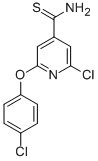 2-CHLORO-6-(4-CHLOROPHENOXY)PYRIDINE-4-CARBOTHIOAMIDE CAS#: 266362-89-4
