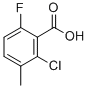 2-CHLORO-6-FLUORO-3-METHYLBENZOIC ACID CAS#: 32890-89-4