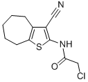 2-CHLORO-N-(3-CYANO-5,6,7,8-TETRAHYDRO-4H-CYCLOHEPTA[B]THIOPHEN-2-YL)-ACETAMIDE CAS#: 315684-12-9