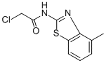 2-CHLORO-N-(4-METHYL-1,3-BENZOTHIAZOL-2-YL)ACETAMIDE CAS#: 3323-85-1