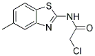 2-CHLORO-N-(5-METHYL-BENZOTHIAZOL-2-YL)-ACETAMIDE CAS#: 3323-84-0