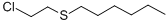 2-CHLOROETHYL HEXYL SULFIDE CAS#: 41256-15-9