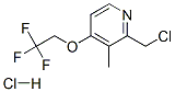2-CHLOROMETHYL-3-METHYL-4-(2,2,2-TRIFLUOROETHOXY)PYRIDINE HYDROCHLORIDE CAS#: 127337-71-7