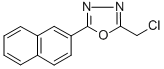 2-(CHLOROMETHYL)-5-(2-NAPHTHYL)-1,3,4-OXADIAZOLE CAS#: 300665-29-6