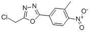 2-(CHLOROMETHYL)-5-(3-METHYL-4-NITROPHENYL)-1,3,4-OXADIAZOLE CAS#: 298187-48-1