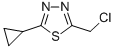 2-CHLOROMETHYL-5-CYCLOPROPYL-1,3,4-THIADIAZOLE CAS#: 138300-59-1