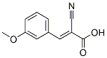 2-CYANO-3-(3-METHOXY-PHENYL)-ACRYLIC ACID CAS#: 126058-00-2