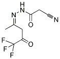2-CYANO-N'-[(Z)-4,4,4-TRIFLUORO-1-METHYL-3-OXOBUTYLIDENE]ACETOHYDRAZIDE CAS#: 343955-25-9