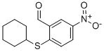 2-(CYCLOHEXYLTHIO)-5-NITROBENZALDEHYDE CAS#: 175278-46-3