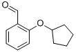 2-CYCLOPENTYLOXY-BENZALDEHYDE CAS#: 145742-38-7