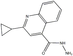 2-CYCLOPROPYLQUINOLINE-4-CARBOHYDRAZIDE CAS#: 119778-68-6