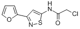 2-Chloro-N-(3-(2-furanyl)-5-isoxazolyl)acetamide CAS#: 37853-37-5
