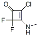 2-Cyclobuten-1-one, 2-chloro-4,4-difluoro-3-(methylamino)- CAS#: 4045-36-7
