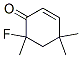 2-Cyclohexen-1-one, 6-fluoro-4,4,6-trimethyl- CAS#: 130446-75-2