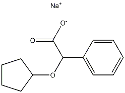 2-(Cyclopentyloxy)-2-phenylacetic acid, sodium salt CAS#: 39773-76-7