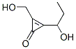 2-Cyclopropen-1-one, 2-(hydroxymethyl)-3-(1-hydroxypropyl)- (9CI) CAS#: 131333-91-0