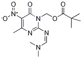 2-[(DiMethylaMino)Methylene]aMino-3N-(pivaloyloxy)Methyl-6-Methyl-5-nitro-4-pyriMidinol CAS#: 151587-55-2