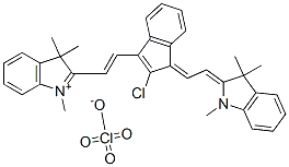 2-((E)-2-(2-CHLORO-1-[(E)-2-(1,3,3-TRIMETHYL-1,3-DIHYDRO-2H-INDOL-2-YLIDENE)ETHYLIDENE]-1H-INDEN-3-YL)ETHENYL)-1,3,3-TRIMETHYL-3H-INDOLIUM PERCHLORATE CAS#: 159824-78-9