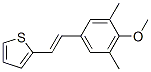 2-[(E)-2-(4-methoxy-3,5-dimethyl-phenyl)ethenyl]thiophene CAS#: 142115-46-6