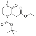 2-ETHOXYCARBONYLMETHYL-3-OXO-PIPERAZINE-1-CARBOXYLIC ACID TERT-BUTYL ESTER CAS#: 168160-77-8