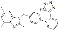 2-Ethyl-5,7-dimethyl-3-[2'-(1H-tetrazole-5-yl)biphenyl-4-ylmethyl]-3H-imidazo[4,5-b]pyridine CAS#: 133240-46-7