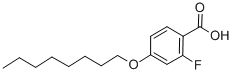2-FLUORO-4-N-OCTYLOXYBENZOIC ACID CAS#: 128895-76-1