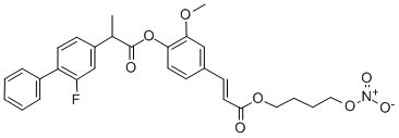2-FLUORO-ALPHA-METHYL-2-METHOXY-4-[(1E)-3-[4-(NITROOXY)BUTOXY]-3-OXO-1-PROPENYL]PHENYL ESTER, [1,1'-BIPHENYL]-4-ACETIC ACID CAS#: 302543-79-9