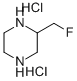 2-(FLUOROMETHYL)PIPERAZINE DIHYDROCHLORIDE CAS#: 116163-30-5