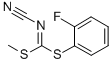 (2-FLUOROPHENYL) METHYL CYANOCARBONIMIDODITHIOATE CAS#: 152382-00-8