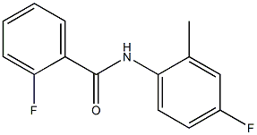 2-Fluoro-N-(4-fluoro-2-Methylphenyl)benzaMide, 97% CAS#: 294849-25-5