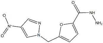 2-Furancarboxylicacid,5-[(4-nitro-1H-pyrazol-1-yl)methyl]-,hydrazide(9CI) CAS#: 387344-74-3