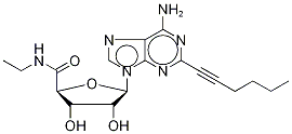 2-HEXYNYL-5'-N-ETHYLCARBOXAMIDOADANOSINE CAS#: 141018-30-6