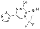 2-HYDROXY-6-(2-THIENYL)-4-(TRIFLUOROMETHYL)NICOTINONITRILE CAS#: 3335-45-3
