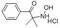 2-(HYDROXYAMINO)-2-METHYL-1-PHENYLPROPAN-1-ONE HYDROCHLORIDE CAS#: 34046-73-6