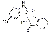 2-Hydroxy-2-(5-methoxy-1H-indol-3-yl)-indan-1,3-dione CAS#: 124312-84-1