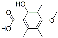 2-Hydroxy-4-methoxy-3,5,6-trimethylbenzoic acid CAS#: 34874-80-1