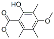 2-Hydroxy-4-methoxy-3,5,6-trimethylbenzoic acid methyl ester CAS#: 34874-79-8