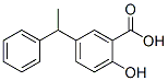 2-Hydroxy-5-(1-phenylethyl)benzoic acid CAS#: 114810-60-5