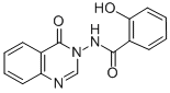 2-Hydroxy-N-(4-oxo-3(4H)-quinazolinyl)benzamide CAS#: 123199-81-5