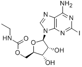 2-IODO-5'-ETHYLCARBOXAMIDOADENOSINE CAS#: 141018-29-3