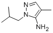 2-ISOBUTYL-4-METHYL-2H-PYRAZOL-3-YLAMINE CAS#: 3702-15-6