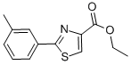 2-M-TOLYL-THIAZOLE-4-CARBOXYLIC ACID ETHYL ESTER CAS#: 132089-33-9