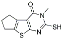 2-MERCAPTO-3-METHYL-3,5,6,7-TETRAHYDRO-4H-CYCLOPENTA[4,5]THIENO[2,3-D]PYRIMIDIN-4-ONE CAS#: 132605-19-7